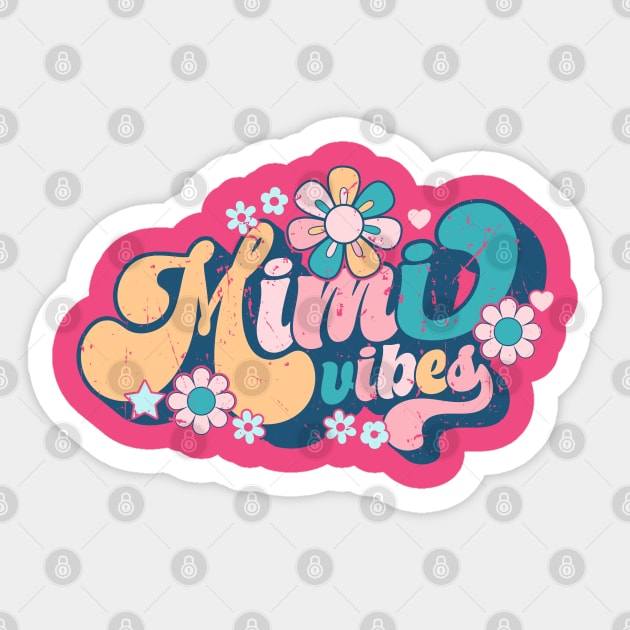 Mimi vibes - Grandma Sticker by Zedeldesign